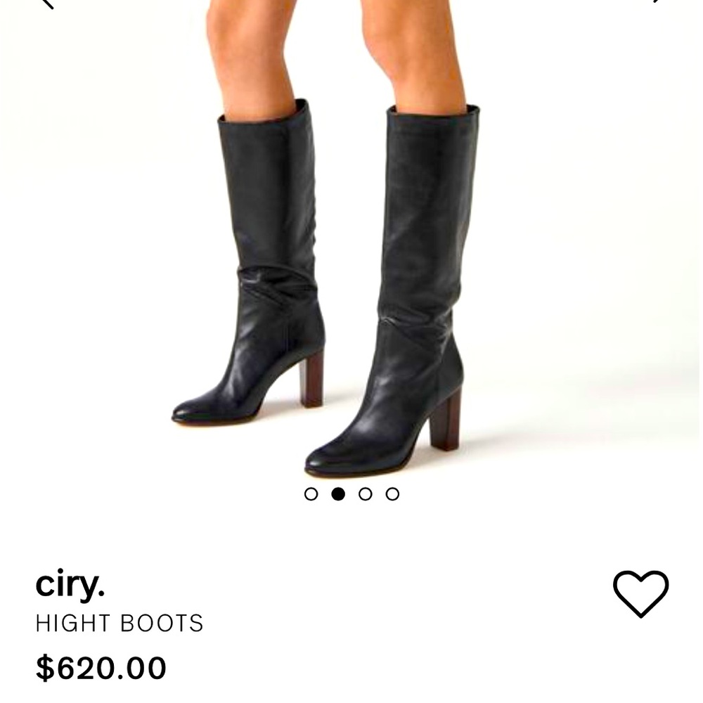 Gorgeous ❤️⬆️ Black Paul Green high heeled leather boots